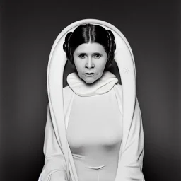 carrie fisher as princess leia by peter coulson and alfred eisenstaedt