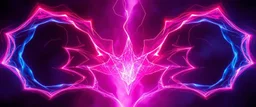 plasma vampire flickers like hypnotic fire in geometric shapes, like a strong will-o-wisp