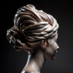 sculpted hair