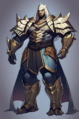 Slim Armored Male Drow or Dark Elf