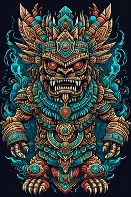 aztec multidimensional monster god