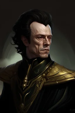 portrait of emperor paul atreides from dune thinking what will become of his son god emperor leto 2