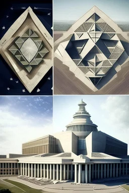 Architectural Designs similar to the pentagon of the USA