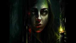 Magic. Digital painting. Drama. Creepy.