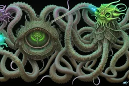Psychedelic Demons Tentacles