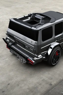 G-Class hyper sport fusion, Rear View, 4K, Ultra Realistic