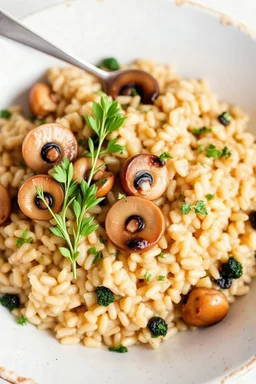 mushroom risotto