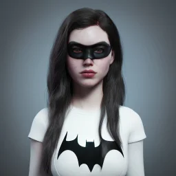 analog style,real cool girl portrait, simmetric eyes, ambient, batgirl make up outfit, ultra realistic photo,gotham city, unreal engine, paloroid, 100mm --aspect ratio 1:1