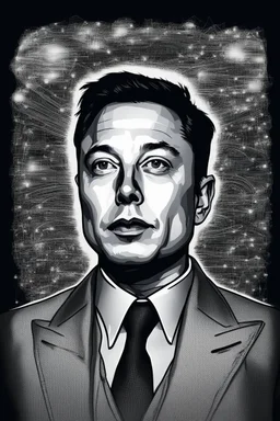 Portrait of Elon musk