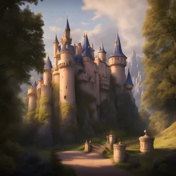 The castle from the film “Beauty and the Beast”