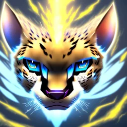 An electric type and dark type, Cheetah pokemon. Lightning bolts shapes as whiskers. Yellow and white fur coverd with blotchy black spots.