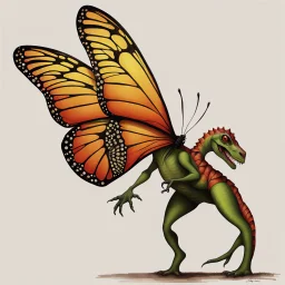 Butterfly-dinosaur