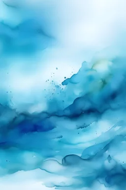 soft blue light tirkuaz waterlike watercolor