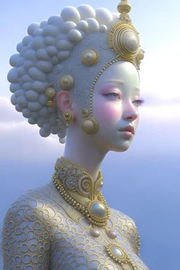 Cloud alien , 3d 4k octane render, lifelike, photorealistic, artstation, illustration, smooth, sharp focus, ornate, intricate, complex, highly detailed, digital painting, smooth, art by tom bagshaw, akihiko yosh