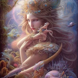 an annual festival dedicated to the goddess of the oceans, 8k, high-quality, ultra-fine detail, Brian Froud, Howard Lyon, Anna Dittman, Anne Stokes, Selina French, Greg Rutowski