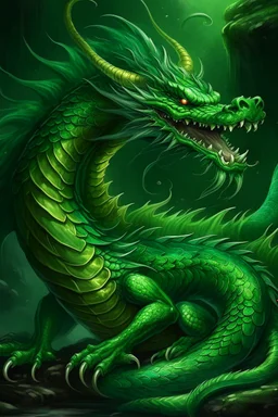 Chinese green dragon