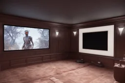 a dedicated home cinema room