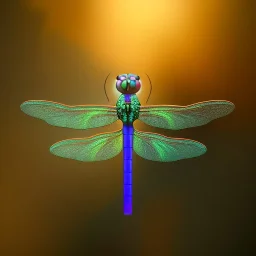 dragonfly, humming bird, fantasy art, Unreal Engine 5, lens macro,sharp focus, realistic, hyper detailed, studio lighting, neon light ambient, crystalized