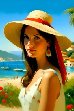 mexican cote d'azur young woman