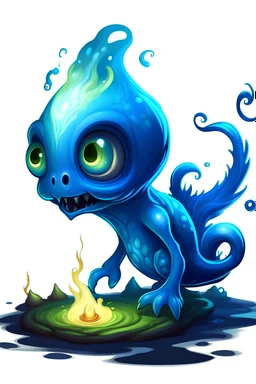 Wisp: These friendly entities manifest as glowing blue flames with eyes. Wisps are nocturnal creatures found near water spots or anywhere in the desert at night. They assist by guiding adventurers to valuable items