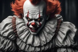 Imagine/ pennywise, accurate, ultra realism, intricate detail, photo realism, portrait, upscale maximum, 8k resolution,,Hyper-detailed ,8k, by xanuth