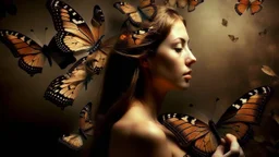 METAMORPHOSIS FROM A WOMAN TO A BUTTERFLY