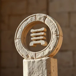A statue of an old Egyptian symbol Represented by an unbroken circle of ancient stone, etched with the symbol ∞, HOLD embodies patience, long-term vision, and unwavering conviction. Its holders are not speculators — they are stewards of time. Every HOLD token is minted only through sustained commitment: no mining, no hype, no flash sales. Only those who choose to hold — for days, months, years — earn its true value