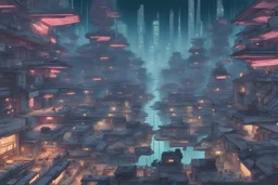 cyberpunk landscape