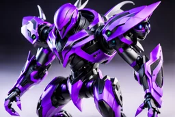 big venom robot with black and purple color schemes, in the style of fairy academia, hard-edge style, agfa vista, dynamic pose, oshare kei, hurufiyya, rtx, close picture, intricate details, highly detailed, high details, detailed portrait, masterpiece,ultra detailed, ultra quality