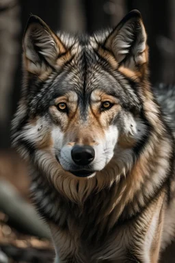 Full picture of wolf