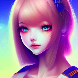 soudland anime girl portrait,