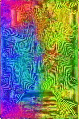 energetic hooks from past timeline; neo-surrealistic optical art