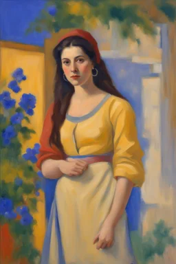 a portrait of a woman by artist "Amedeo Bocchi"