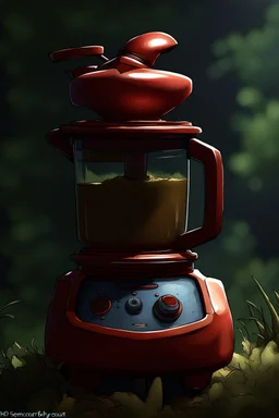 a blender , an ultrafine detailed painting by senior character artist, featured on polycount, sots art, artstation hd, 2d game art, behance hd