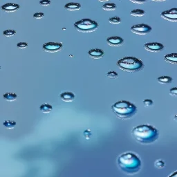 Raindrops on a statue, liquid, 4k, later, close up view, high detail, winter setting