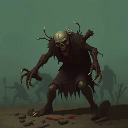 grimdark zombie by Aaron Campbell