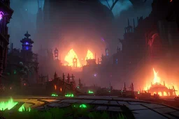 undercity darktown fantasy gritty magical catacombs underground