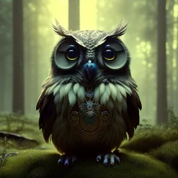 intricate details, realistic, octane, unreal engine, portrait, natural lighting,zoomed out + portrait, volumetric lighting, shiny,extreme detail, Photorealism, High detail, Hyper realistic Owl in forest, macro lens blur,abstract paint, sharp,ef 85mm 5.6, focus, trending by artstation, cinematic