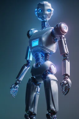 Robot world cybernetic robot, 3d ambient,3d depth, neon light,incredible, realistic, incrate detail, unreal engine