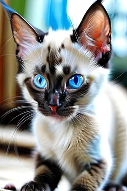 Baby siamese cat