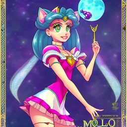 gato negro luna de la serie sailor moon