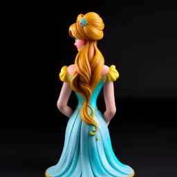 disney princess lora with sculpted hair back view