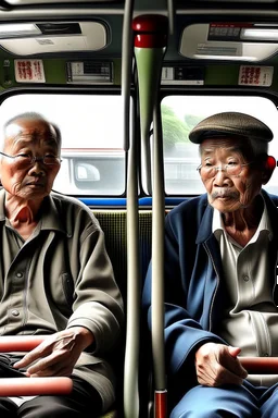 2 handicap in a bus