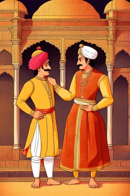 Birbal’s son asked Akbar to swap positions with him