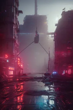 He world is falling apart and you like that,robot city, 3d ambient,3d depth, neon light,incredible, realistic, incrate detail, unreal engine