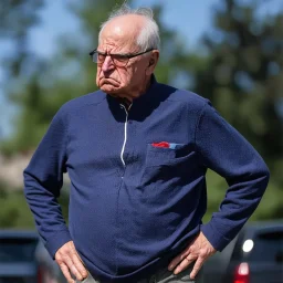angry old man