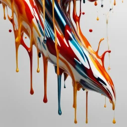 Melting and dripping fish (choose a theme) inspired by Bridget Riley, spicy, product, 3D rendering, concept art, photography, portrait photography