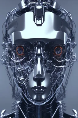 future, cyborg ,head , terminator, brain, men