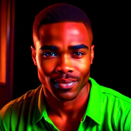 Lucky Stryker, african american, good looking,