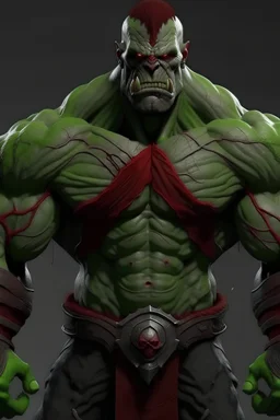 GIVE ME THE SCARIEST HULK AND KRATOS BODY COMBINED